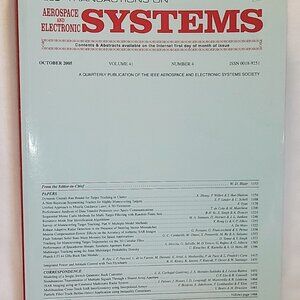 IEEE Transactions On Aerospace & Electronic Systems - Oct 2005 Vol 41 #4 Ex Cond